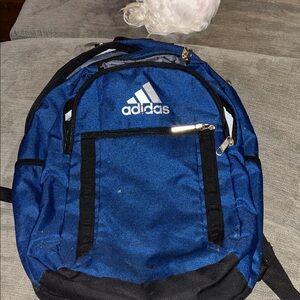Adidas Men's Backpack in Blue and Black